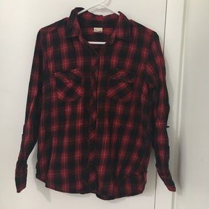 Plaid button up shirt